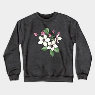 Arkansas State Flower : Apple Blossom Crewneck Sweatshirt